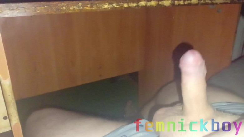 femnickboy: Fat Dude Jerks off His Veiny Cock and Cums