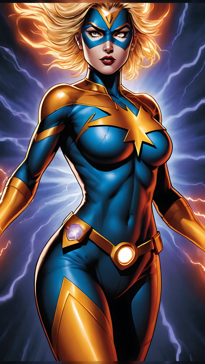 LustRender: Nuda thunder spark electric aura