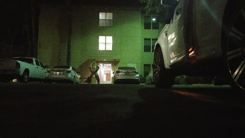 Rendezvousing Assets: Dicke BBW-ehefrau in Dessous Öffentlich Hotelpark! Badblondiemonroe