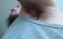 Hunky time: Alpha gives hairy armpit sniff
