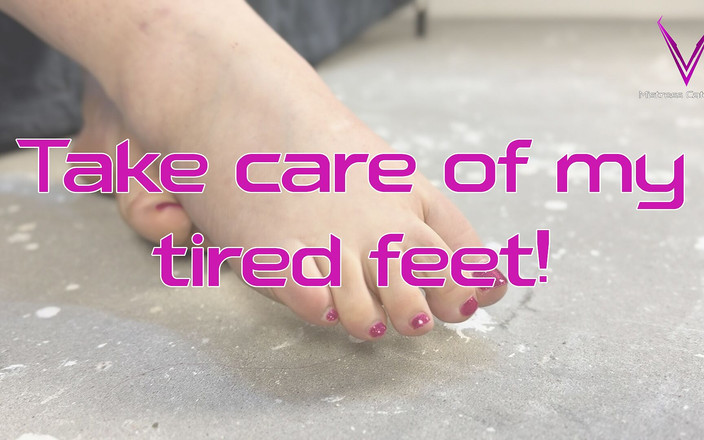 Catastro V: Толстушка госпожа Catastrov поклонение ступням в видео от первого лица - исправи мою усталую, уничтоженные ступни