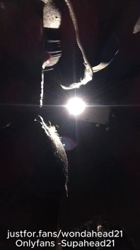 BBC Worship at Night: Risky Public Blowjob & Throat Fuck