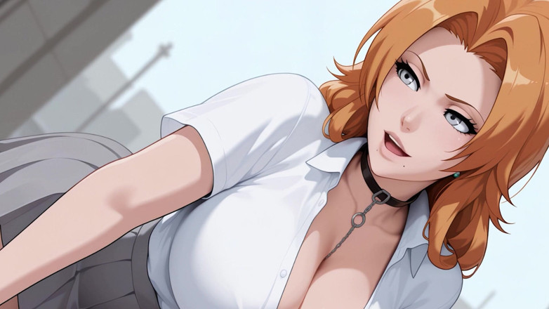 Ai Heaven: 란기쿠 마츠모토가 실제 세계로 가서 핫한 남자를 따먹어! 블리치 헨타이 무수정 POV