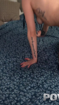Tattooed petite teen Sky Smith can handle big dick POV