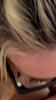 POV Cum Facial on My New Glasses
