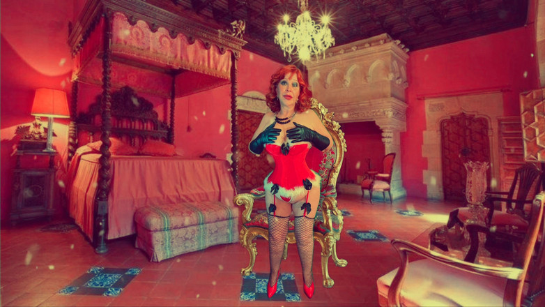 Carmen Angel: Nenek carmen lagi asik nyepong kontol di hari natal sampai...