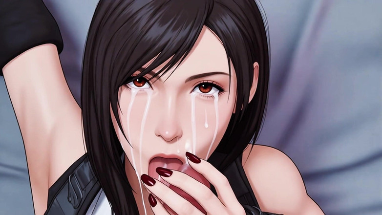 AI-JOE: Анимация, Tifa, идеальный минет, трах сисеек, сексуальный трах, искусство