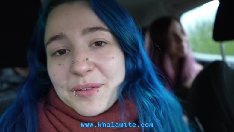 Khalamite: The Neighbor Surprises Us and Then Takes Us!! (vlog - French Threesome...