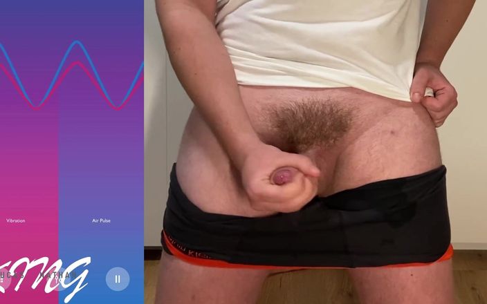 Lucas Nathan King: Huge Hands Free Postate Orgasm Cumshot in Underwear
