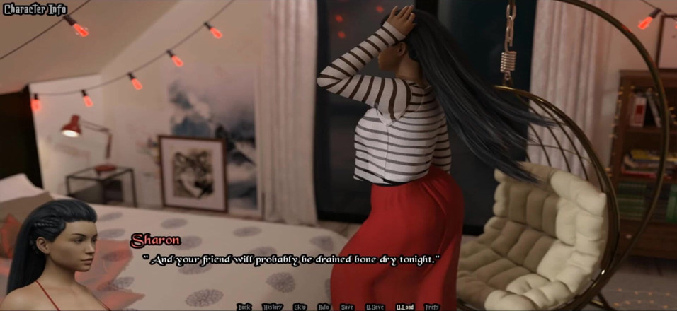 Visual Novels: Rebirth part 17 - sexy vampire