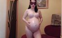 Anna Sky: Pregnant beauty with a big belly