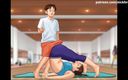 Cartoon Universal: Saga d&amp;#039;estate parte 1 - Yoga sexy (sottomessa ceca)