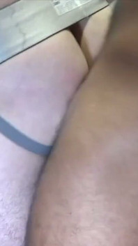 Slut Creampied by His Friend Big Dick