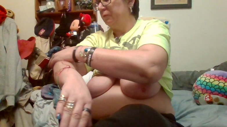 krazykristin: Olej velká prsa Show prstění kundičky