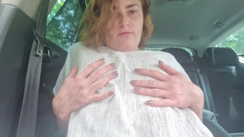 NataKuba: Double Orgasm in the Car