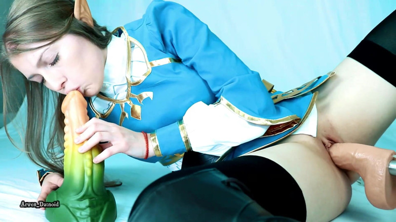 Arwen Datnoid: Zelda spit roasted by Link And Ganon