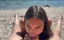 Whoopsy Kiwi: Sun-tanning Lake Blowjob with Massive Load on My Face