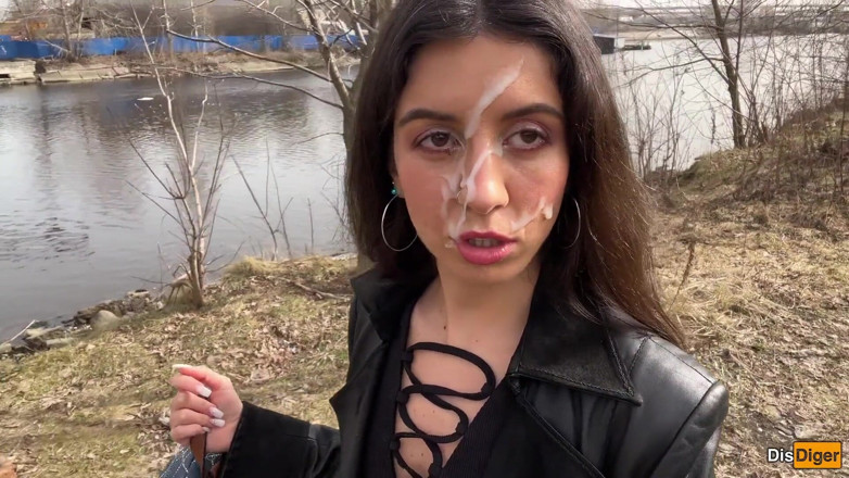 Dis Diger: Cum on a Girl's Face so She Could Walk Through...