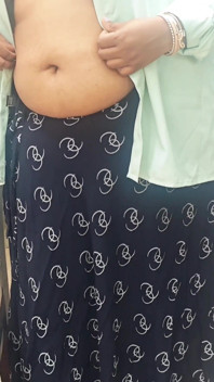 India Woman in Skirt Getting Naked