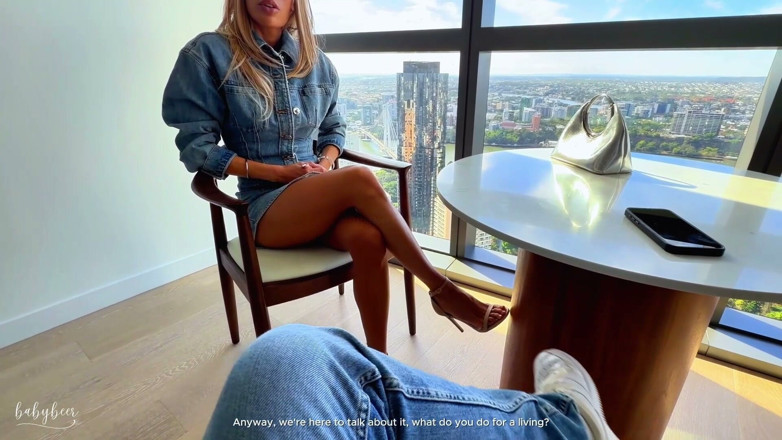 BabyBeer: Starul porno sexy face sex cu un agent imobiliar în timpul...
