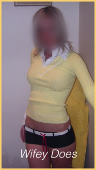 Wifey Looks Amazing in This Hot Braless Shirt