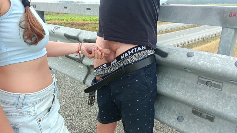 JonDickFlash: Public Fucking on the Highway