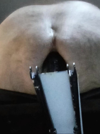 Bttmbear71: 13 Inch Dildo Pounding My Hole