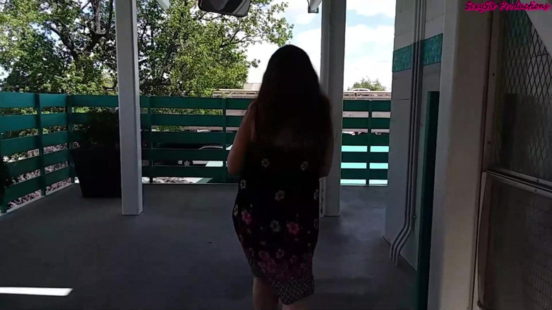 Sexy Sandra N Sir Christopher: Black pink mùa hè ăn mặc trêu chọc hậu môn