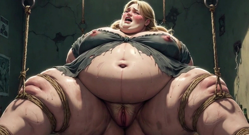YOUR BEST FANTASY: Pregnant BBW Slave in Rope Bondage - Desperate for Creampie Gangbang