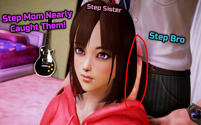 Vaniikos: Waifu Academy । 18 साल की खूबसूरत एशियाई कमसिन सौतेली बहन सौतेले भाई का बड़ा लंड चूसते हुए सौतेली मम्मी द्वारा लगभग पकड़ी जाती है । भाग 33