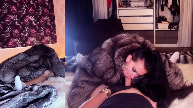 MissAlessaMilano: कमबख्त पार्टी के बजाय एक फर कोट में मेरे गुप्त बुत