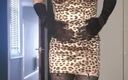 Jessica XD: New leopard print curve hugging satin dress, what do you...
