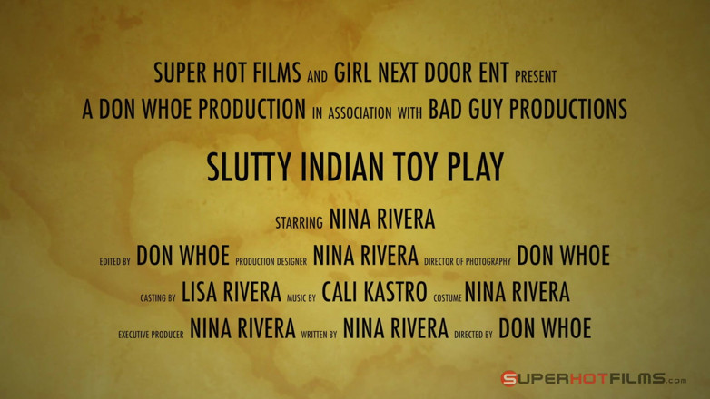 Super Hot Films: Sexy Nina Rivera getting off as a little Indian slut