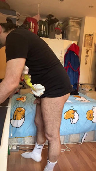 I'm Naked and Jerking off in My Room to Be Spied on