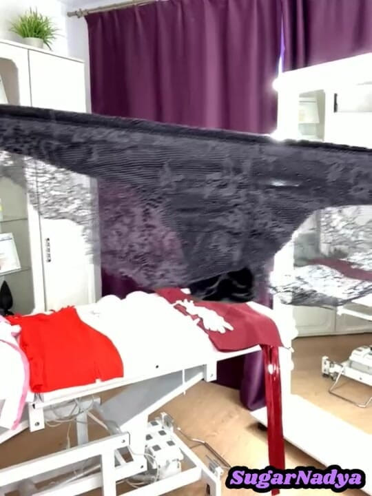 SugarNadya: SugarNadya changes into sexy clothes on live stream