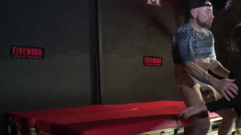 BiFantasy: In backroom with straight and a girl for bisex fun