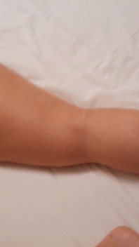 Naked Blonde Posing and Feet Worship