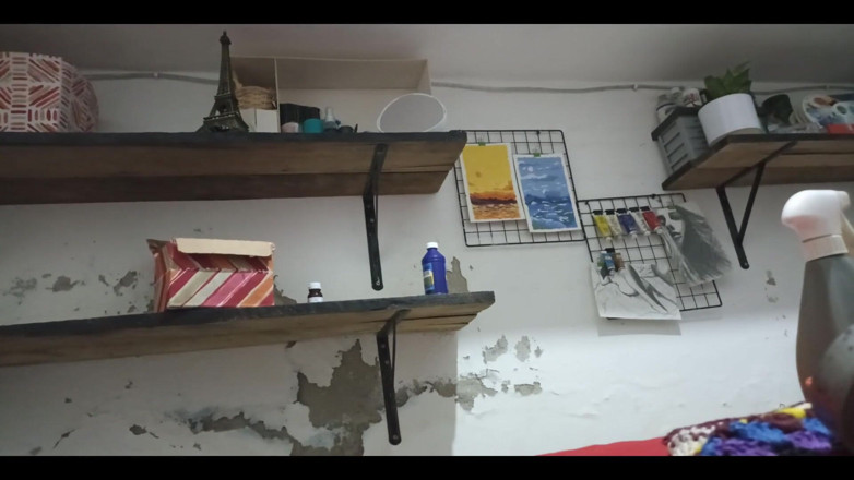 Karmicoxv: I Left Recording the Cell Phone Chubby Stepsister-in-law in Thong