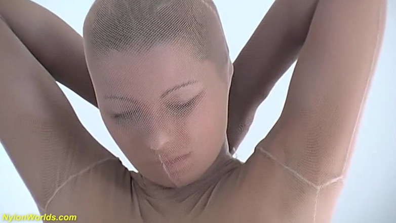 Fetish Islands: My busty nylon doll at work