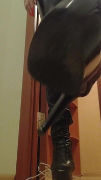 Leather Boots Worship