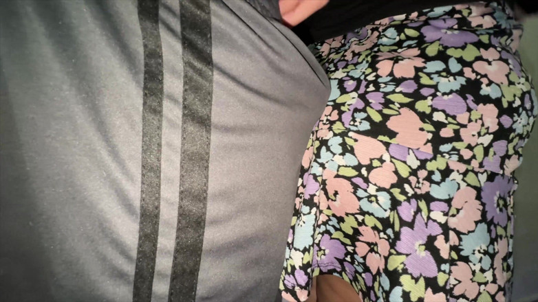 CoupleOfHotSins: You Can See It When She Strokes the Stranger's Penis