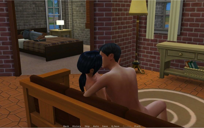 XXX Games Bunk: Simology - Joc de roluri - servitoare indiană îl fute pe proprietar când...