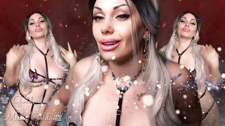 Goddess Misha Goldy: Okouzlující škádlení a popírání! Zaslouží si čichání závislých?