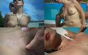 Lydia Privat: Threesome at Mallorca pool