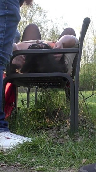 Fucked by Lots of Strangers in a Public Park