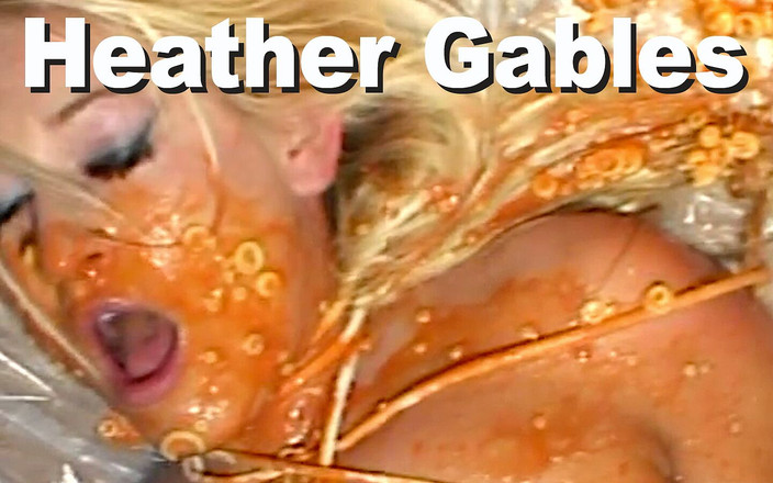 Picticon bondage and fetish: Heather Gables legată și sploshed