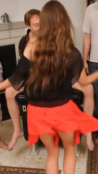 Arabian Belly Dancer Gangbang Bukkake Nice Tits Middle East Sperm Catcher Cunt!