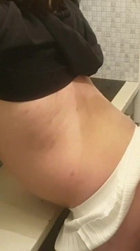 Sissy Slut in White Skirt and Riding Her Asshole