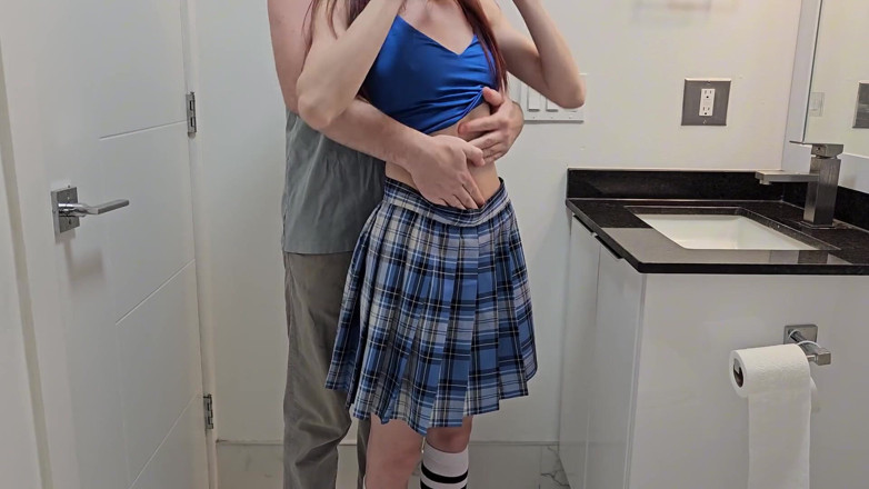 Amelia Amour: Teen Girl Toilet Fuck