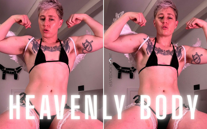 Jaq Quicksilver: Heavenly Body - Ftm Angel Rides Thick Dildo and Masturbates Big...
